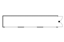 Load image into Gallery viewer, 40ft Roll-Up Door Storage Unit (40HCRU)