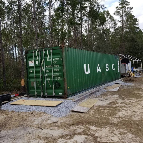 How to Secure a Shipping Container to the Ground