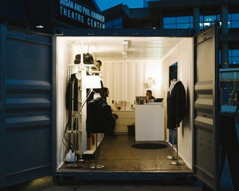 Shipping Containers Customized for Pop-Up Retail Store