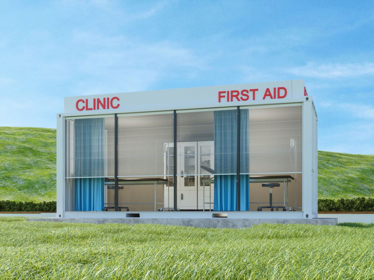 Tiny Shipping Container Clinics Offer Disaster Relief Services