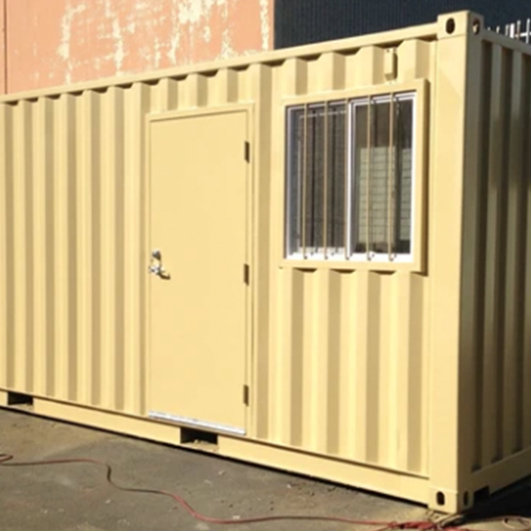 Securing a Container with a Lock Box and Security Lock 