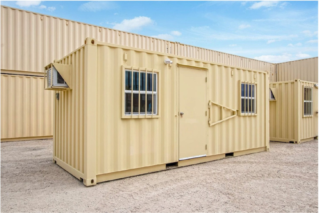 20 ft Mobile Office Container for Sale (w/Siding)
