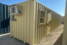 Load image into Gallery viewer, 40ft Mobile Office Shipping Container with Storage (10/30) (40HCMOS1030)