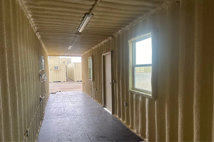 40ft High Cube Insulated Shipping Container for sale 40 ft Portable Office Container for Sale (No Siding)