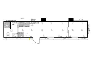 40ft Retreat Cabin Shipping Container (40HCRCBN)