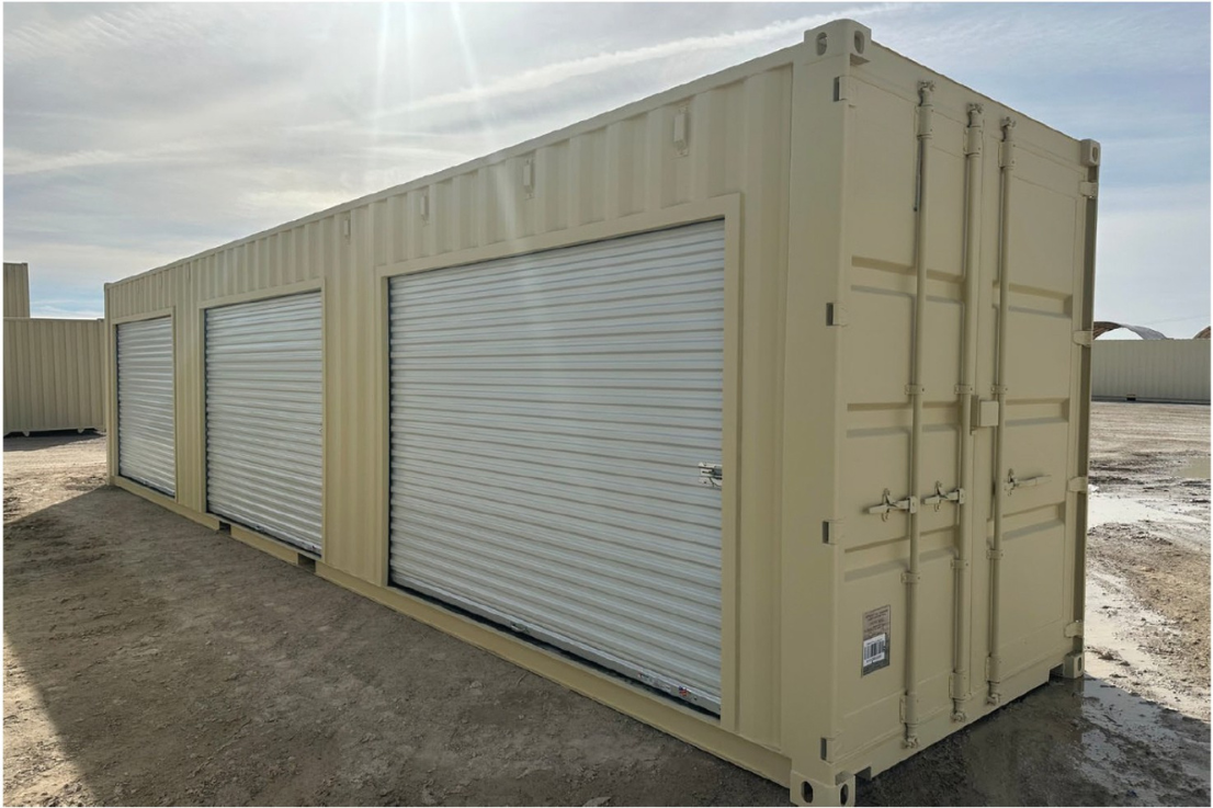 40ft Storage Container with Roll-Up Door for Sale (40STRU)