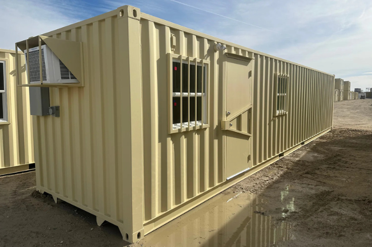 40ft Mobile Office Shipping Container with Storage (18/22) (40HCMOS182