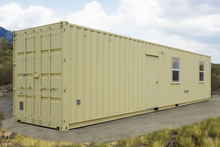 Load image into Gallery viewer, 40ft Retreat Cabin Shipping Container (40HCRCBN)