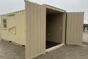 20ft Shipping Container Office (Insulated / With Siding) (20STOFIS)