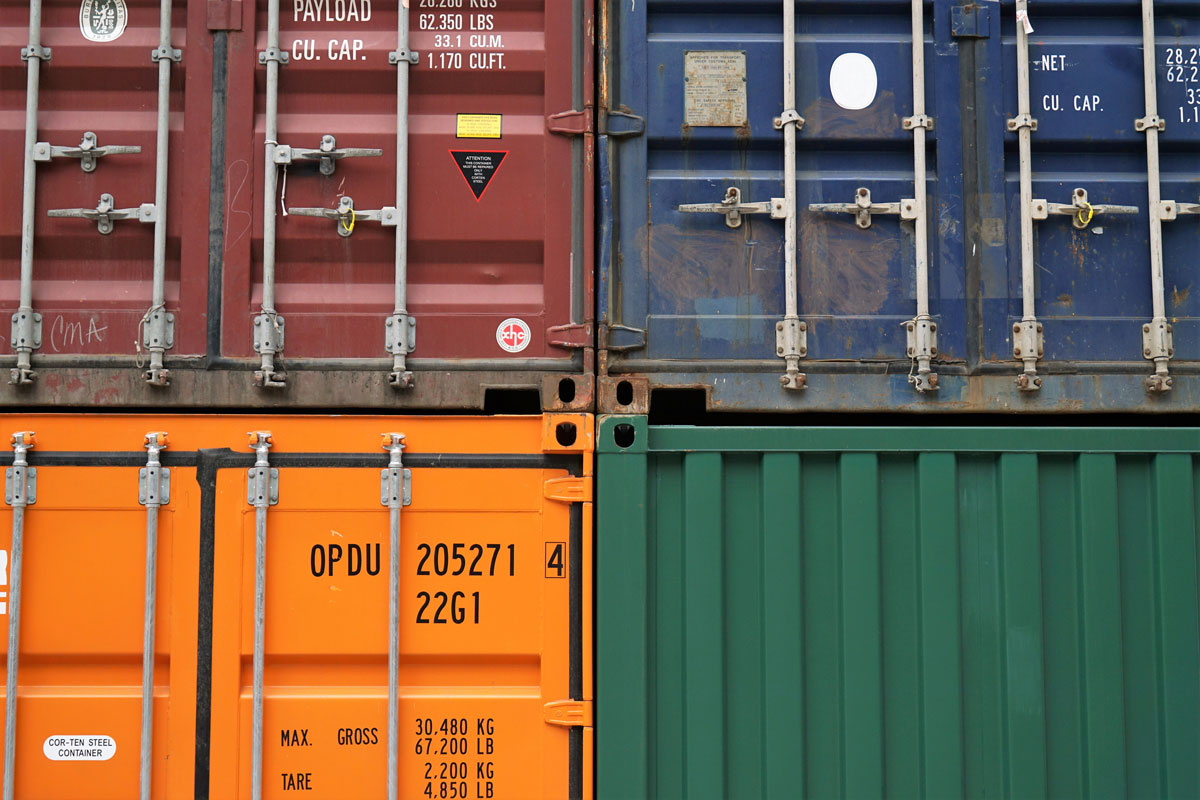 Maersk Shipping Containers