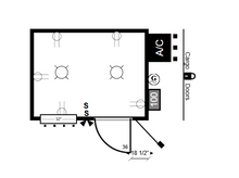 Load image into Gallery viewer, 10ft Shipping Container Office (10STO)