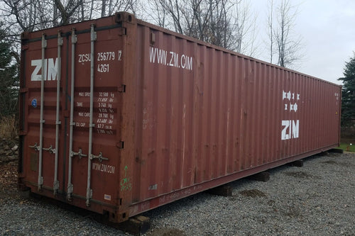 40 ft Standard Cargo Worthy (40STCW) Shipping Container Angle View