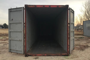 40 ft Standard As Is (40STASIS) Shipping Container Opening