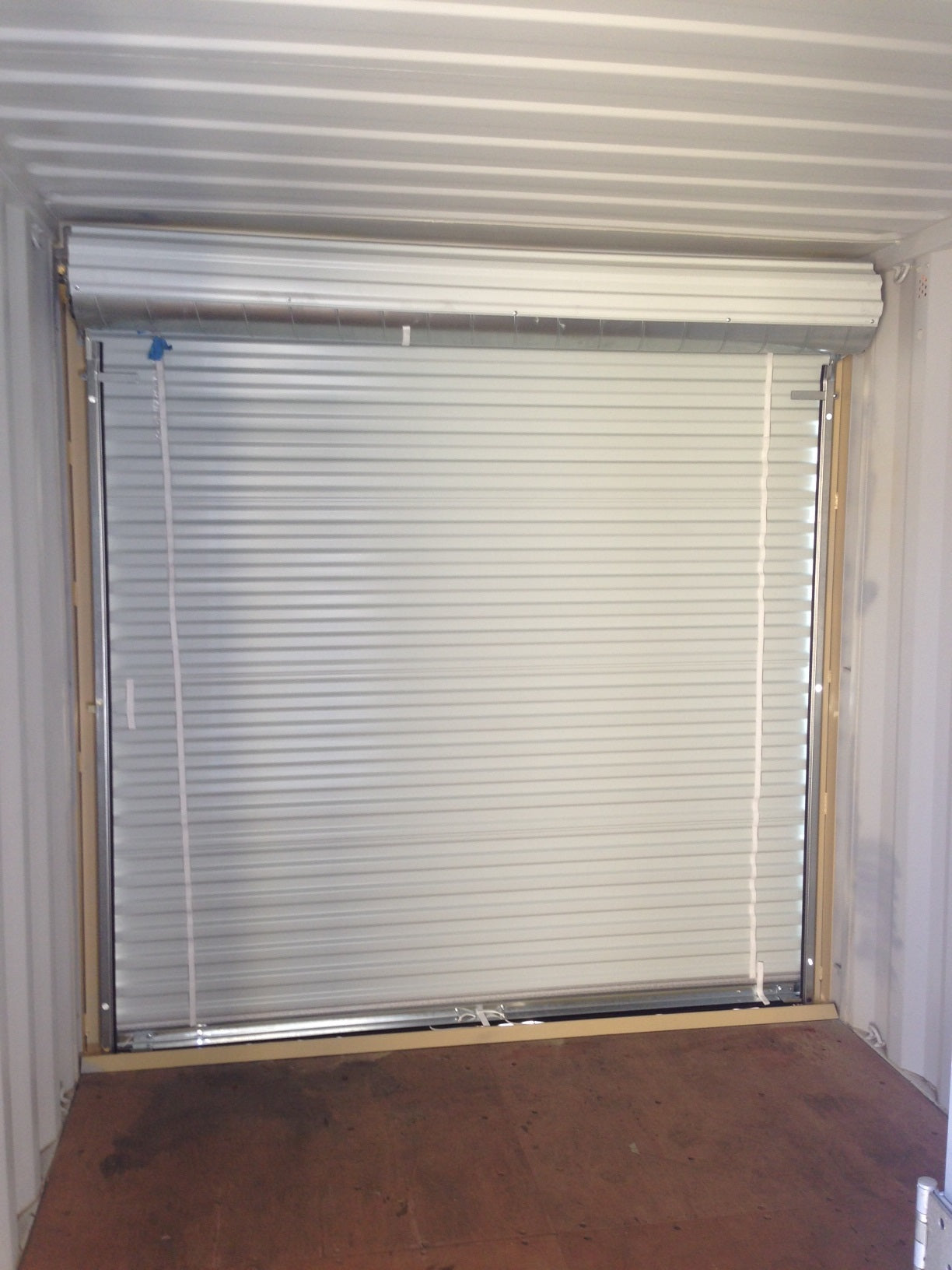 Iso Container Door In Roll Up This Shipping Container Door Slashes The