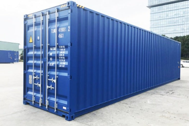 Container Single Blue 40ft High Cube 1 Trip Blue Shipping Container (40HC1TRIPBLUE)